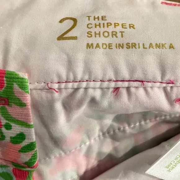 Lilly Pulitzer The Chipper Shorts, Pink Print, Size 2, - Picture 16 of 16